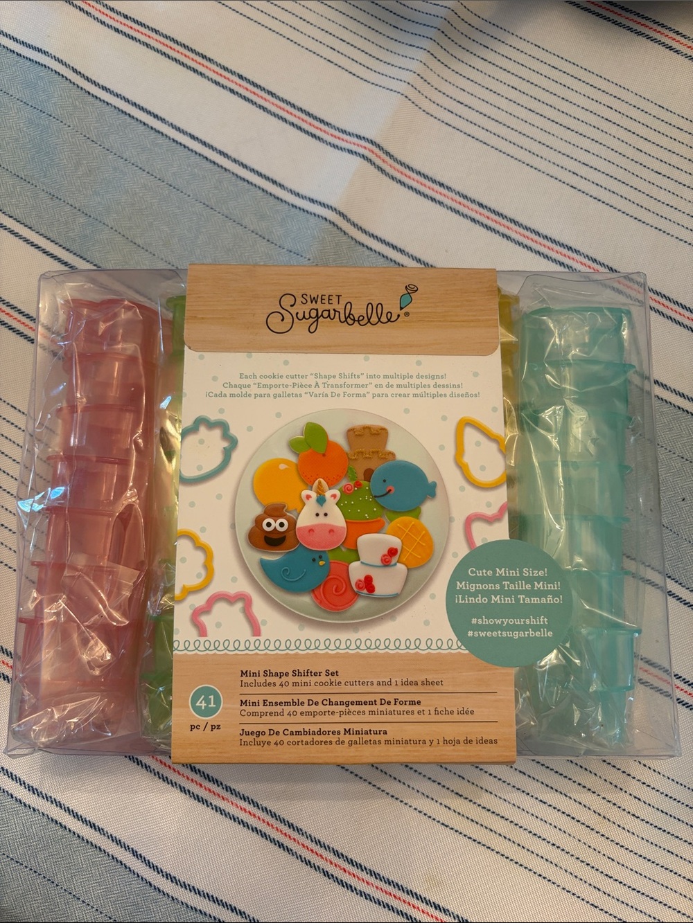 Sweet Sugarbelle mini shape shifter cookie cutter set.